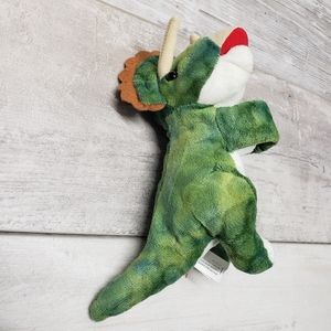 Wild Republic Huggers Triceratop Dinosaur Plush/Stuffed Animal Slap Bracelet